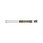 Imagen del Cisco Catalyst C1300-24MGP-4X, un switch gestionado L2/L3 con PoE, color gris, SKU C1300-24MGP-4X