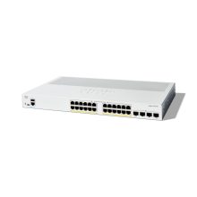 Switch Cisco Catalyst 1300 Gestionado L2/L3 con 24 Puertos Gigabit Ethernet (10/100/1000) y Energía sobre Ethernet (PoE), SKU C1300-24P-4G