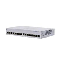 Switch Cisco modelo CBS110 no administrado L2 Gigabit Ethernet 10/100/1000 de 1U en color gris. SKU: CBS110-16T-EU