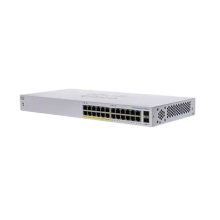 Cisco CBS110 Switch No Administrado L2 con PoE, soporta Gigabit Ethernet 10/100/1000, tamaño 1U en color gris, SKU CBS110-24PP-EU.