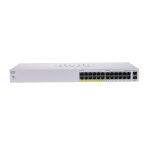 Cisco CBS110, switch no administrado de capa 2, Gigabit Ethernet 10/100/1000, con Energía sobre Ethernet PoE, formato 1U, color gris, SKU CBS110-24PP-UK