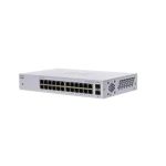 Cisco CBS110 con conectividad Gigabit Ethernet (10/100/1000), 1U en color gris. SKU: CBS110-24T-EU