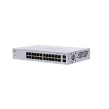 Cisco CBS110 con conectividad Gigabit Ethernet (10/100/1000), 1U en color gris. SKU: CBS110-24T-EU