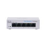 Cisco CBS110 switch no administrado L2 con puertos Gigabit Ethernet 10/100/1000, color gris, SKU CBS110-5T-D-UK