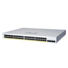 Imagen del switch Cisco CBS220-24P-4X, gestionado L2, PoE, Gigabit Ethernet, blanco. SKU: CBS220-24P-4X-EU