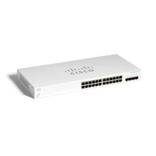 Cisco CBS220-24T-4X Gestionado L2 Gigabit Ethernet (10/100/1000) Blanco, SKU: CBS220-24T-4X-EU, ideal para redes empresariales, con 24 puertos y 4 puertos SFP+