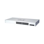 Switch gestionado L2 Cisco CBS220-24T-4X con 24 puertos Gigabit Ethernet 10/100/1000 blanco, SKU CBS220-24T-4X-UK