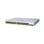 Cisco Business 220 Series Smart Switch gestionado L2 con Gigabit Ethernet (10/100/1000), y Energía sobre Ethernet PoE, modelo CBS220-48P-4G-UK