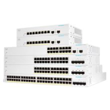 Cisco CBS220-48P-4X-EU switch gestionado L2 Gigabit Ethernet con PoE, modelo de color blanco con SKU CBS220-48P-4X-EU