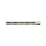 Cisco CBS220-48P-4X gestión L2, 48 puertos Gigabit Ethernet 10/100/1000, energía sobre Ethernet PoE, blanco, SKU CBS220-48P-4X-UK
