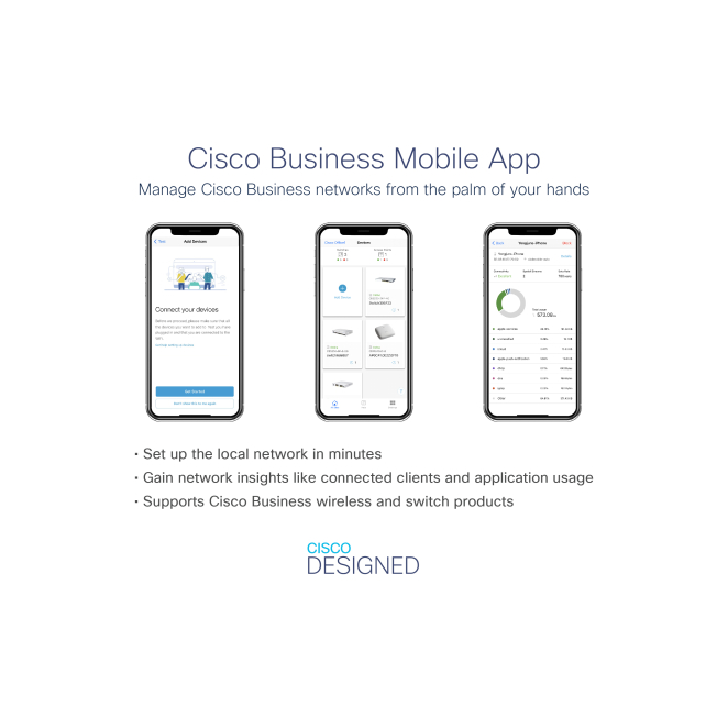 Cisco CBS220-48P-4X Gestionado L2 Gigabit Ethernet (10/100/1000) Energía sobre Ethernet (PoE) Blanco 3 Cisco CBS220-48P-4X switch montado en rack