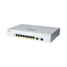 Cisco Business 220 Series Smart Switch gestionado L2 con Ethernet Gigabit, compatible con PoE en color blanco, SKU CBS220-8P-E-2G-UK