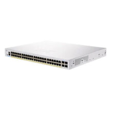 Imagen del switch gestionado Cisco CBS250-48PP-4G-EU con 48 puertos Gigabit Ethernet de color plata, SKU: CBS250-48PP-4G-EU