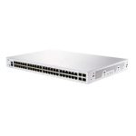 Cisco CBS250-48T-4X-EU switch gestionado L2/L3 con 48 puertos Gigabit Ethernet, SKU CBS250-48T-4X-EU, color plata