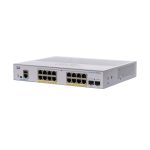 Switch Cisco CBS350 Gestionado L3, Gigabit Ethernet 10/100/1000 con Energía sobre Ethernet (PoE), SKU: CBS350-16P-E-2G-UK. Ideal para conectividad de red avanzada.