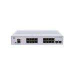 Switch de red Cisco CBS350 Gestionado L3, 16 puertos Gigabit Ethernet, color gris, SKU CBS350-16T-2G-UK