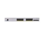 Switch Cisco CBS350-24FP-4X-UK Gestionado L2/L3 con 24 puertos Gigabit Ethernet (10/100/1000), Power over Ethernet (PoE) en color plata. SKU: CBS350-24FP-4X-UK