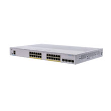 Switch gestionado Cisco CBS350-24P-4X-UK, 24 puertos con Gigabit Ethernet y tecnología PoE, SKU CBS350-24P-4X-UK