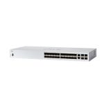 Switch Cisco CBS350 gestionado nivel L3 con 24 puertos en color negro y gris, SKU CBS350-24S-4G-EU