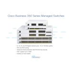 Cisco CBS350 Switch Gestionado L3 con Ethernet Gigabit, 1U de altura, color gris (CBS350-24T-4G-UK)