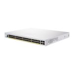 Cisco CBS350-48P-4G-UK switch gestionado L2/L3 con Gigabit Ethernet (10/100/1000), energía sobre Ethernet (PoE) en color plata, SKU CBS350-48P-4G-UK