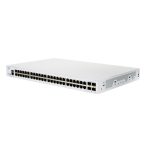 Switch Cisco CBS350-48T-4X-EU gestionado L2/L3, 48 puertos Gigabit Ethernet, SKU CBS350-48T-4X-EU, color plata