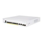 Switch Cisco CBS350-8FP-E-2G-EU gestionado L2/L3, Gigabit Ethernet (10/100/1000) en color plata. SKU: CBS350-8FP-E-2G-EU