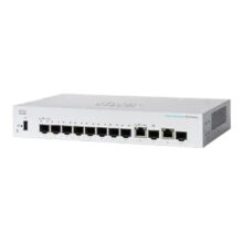 Cisco CBS350 Gestionado L3 Gigabit Ethernet (10/100/1000) 1U en colores negro y gris con SKU CBS350-8S-E-2G-EU