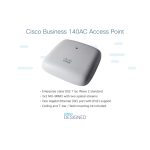 Cisco CBW140AC 867 Mbit/s Blanco con PoE para redes inalámbricas SKU CBW140AC-E