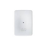 Vista frontal del punto de acceso inalámbrico Cisco CBW143ACM, con velocidad de 867 Mbit/s y acabado en blanco, SKU CBW143ACM-E-UK