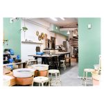 Vista frontal del punto de acceso inalámbrico Cisco CBW143ACM, con velocidad de 867 Mbit/s y acabado en blanco, SKU CBW143ACM-E-UK