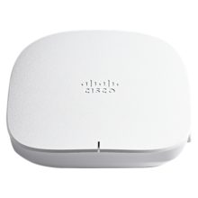 Imagen del punto de acceso inalámbrico Cisco CBW150AX-E-EU de 1200 Mbit/s en color blanco con capacidad de energía sobre Ethernet (PoE). SKU: CBW150AX-E-EU
