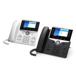 Teléfono IP Cisco 8851 Refurbished en color negro con pantalla LED, ideal para oficinas y empresas. SKU: CP-8851-3PCC-K9-RF