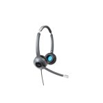 Auriculares Cisco 522 con diadema para oficina, conexión USB, color negro y gris, SKU CP-HS-W-522-USB=