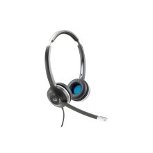 Auriculares alámbricos Cisco 532, diadema para oficina y centro de llamadas, color negro y gris, SKU CP-HS-W-532-RJ=