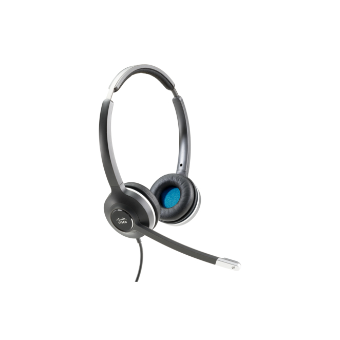 Cisco Auriculares Alámbrico USB Tipo A para Oficina Auriculares alámbrico Cisco modelo 532, ideal para oficinas y centros de llamadas, con conexión USB tipo A. SKU: CP-HS-W-532-USBA=