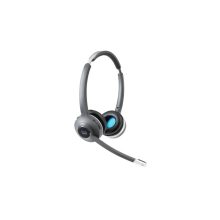 Auriculares inalámbricos Cisco 562 con diadema para oficina o centro de llamadas, conexión USB tipo A, color negro y gris, SKU CP-HS-WL-562-S-EU=