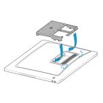 Kit de montaje en pared y adaptador VESA Cisco para Desk Pro, SKU CS-DESKPRO-VESA=, ideal para optimizar el espacio de trabajo