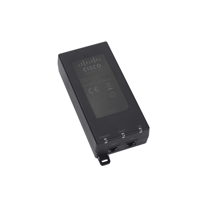 Cisco adaptador e inyector de PoE Gigabit Ethernet Compacto Cisco AIR-PWRINJ6= adaptador e inyector de PoE Gigabit Ethernet, ideal para redes inalámbricas, SKU AIR-PWRINJ6=