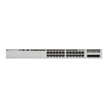 Switch Cisco Catalyst 9200L gestionado de capa 3, compatible con Gigabit Ethernet (10/100/1000) en color gris. SKU: C9200L-24T-4X-E.