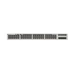 Imagen del switch Cisco Catalyst 9200L gestionado L3 Gigabit Ethernet (10/100/1000) con PoE, en color gris, modelo SKU C9200L-48P-4G-E.