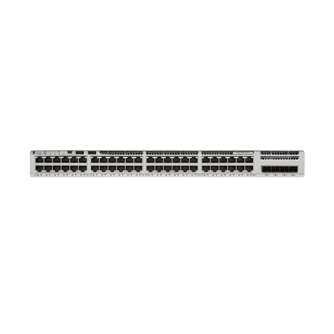 Cisco Catalyst L3 Switch 10G Ethernet 9200L Gris Cisco Catalyst 9200L gestionado L3 switch con puertos Ethernet 10G (100/1000/10000) en color gris. SKU: C9200L-48T-4X-E