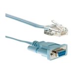 Cable de serie Cisco RJ45-DB9 gris de 1,8 metros, SKU CAB-CONSOLE-RJ45= para conexión RJ-45