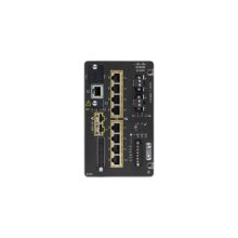 Imagen del Cisco IE-3400-8P2S-A, un switch gestionado L2/L3 Gigabit Ethernet (10/100/1000) con PoE, color negro. SKU IE-3400-8P2S-A.