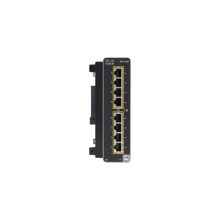 Cisco IEM-3300-8P= switch gestionado L2 Gigabit Ethernet (10/100/1000) con energía sobre Ethernet (PoE) en color negro. SKU: IEM-3300-8P=
