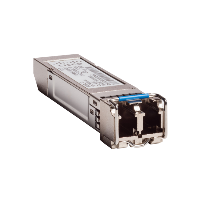 Cisco 1000BASE-LX SFP Transceiver convertidor de medio 1000 Mbit/s 1310 nm 1 Cisco 1000BASE-LX SFP Transceiver en funcionamiento
