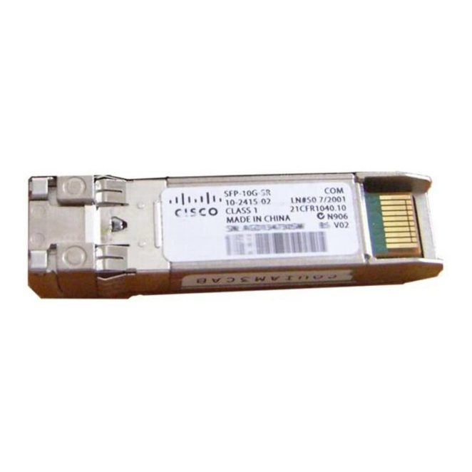Cisco transceptor Fibra óptica 10000 Mbit/s SFP+ 850 nm Cisco SFP-10G-SR-S= transceptor de fibra óptica con velocidad de 10000 Mbit/s, tipo SFP+ de 850 nm, SKU SFP-10G-SR-S=