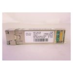 Imagen del convertidor de medio Cisco SFP-10G-SR con especificaciones de 850 nm para redes de alta velocidad. SKU SFP-10G-SR=