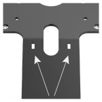 Compulocks mueble y soporte negro para dispositivos multimedia. Un carro diseñado para la administración y organización de tabletas, SKU 111B.