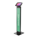 Soporte de seguridad Compulocks para tabletas de 8.3 pulgadas, color negro. SKU: 140B830IPMSB